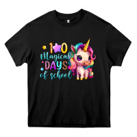Black 100 magical days of school Heavy Core Tee - Artiststas
