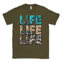 Army Green wife life wife mom life best Classic Tee - NancyCooperArtShop