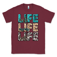 Burgundy wife life wife mom life best Classic Tee - NancyCooperArtShop