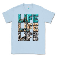 Dusty Blue wife life wife mom life best Classic Tee - NancyCooperArtShop