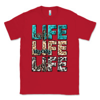 Red wife life wife mom life best Classic Tee - NancyCooperArtShop