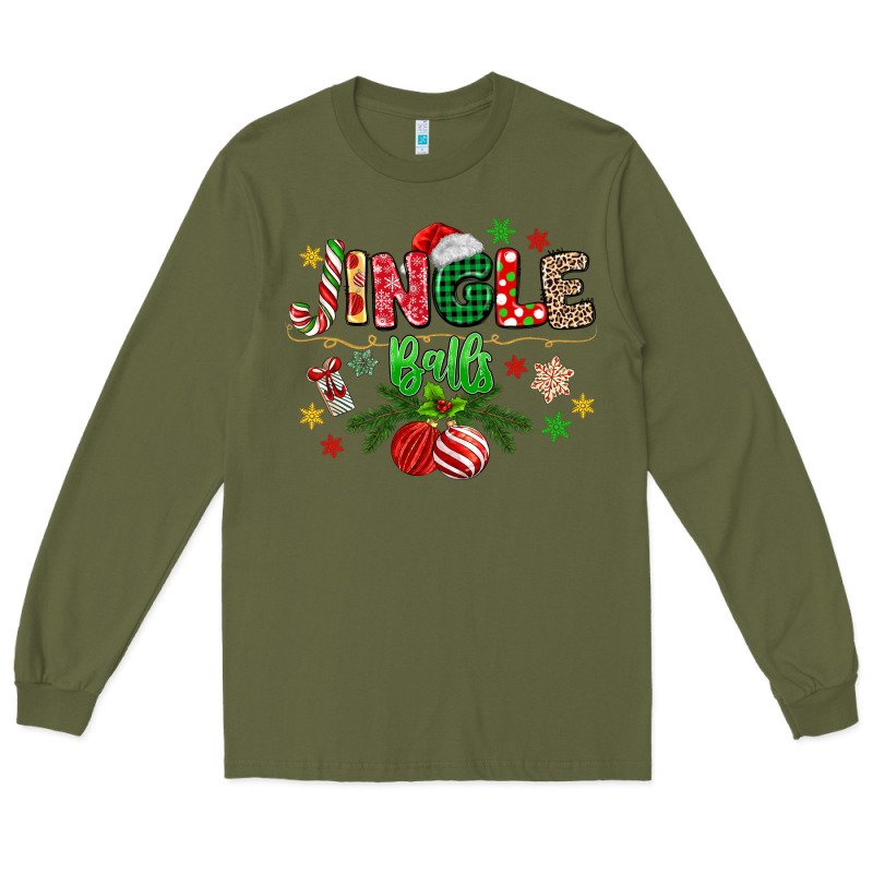 Jingle Balls Long Sleeve Tee by MaliasSmallBusiness | Teevron