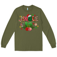 Army Green jingle balls Long Sleeve Tee - MaliasSmallBusiness