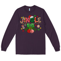 Plum jingle balls Long Sleeve Tee - MaliasSmallBusiness