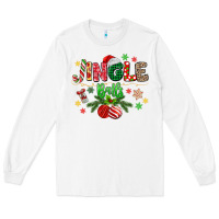 White jingle balls Long Sleeve Tee - MaliasSmallBusiness