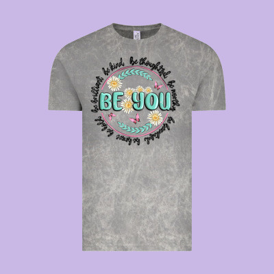 Be You Inspiration Vintage Tee Designed By Maliassmallbusiness