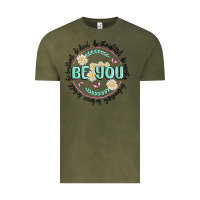 Vintage Olive be you inspiration Vintage Tee - MaliasSmallBusiness