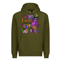 Army Green yes i can drive a stick Premium Hoodie - CowGirlArtShop