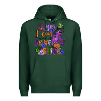 Sports Green yes i can drive a stick Premium Hoodie - CowGirlArtShop