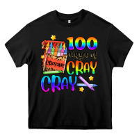 Black 100 days of cray cray Heavy Core Tee - Artiststas