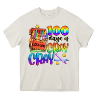 Cream 100 days of cray cray Heavy Core Tee - Artiststas