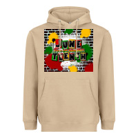 Mushroom juneteenth free ish since 1865 Heavyweight Hoodie - CowGirlArtShop