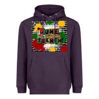 Plum juneteenth free ish since 1865 Heavyweight Hoodie - CowGirlArtShop