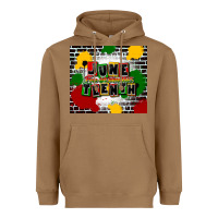 Toasted Coconut juneteenth free ish since 1865 Heavyweight Hoodie - CowGirlArtShop