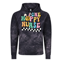 Cloud Black one happy nurse Vintage Hoodie - MaliasSmallBusiness