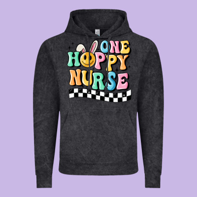 One Happy Nurse Vintage Hoodie Designed By Maliassmallbusiness