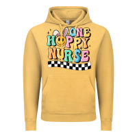 Vintage Mustard one happy nurse Vintage Hoodie - MaliasSmallBusiness