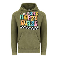 Vintage Olive one happy nurse Vintage Hoodie - MaliasSmallBusiness