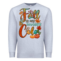 Heather Grey fall is my favorite color Premium Sweatshirt - CowGirlArtShop