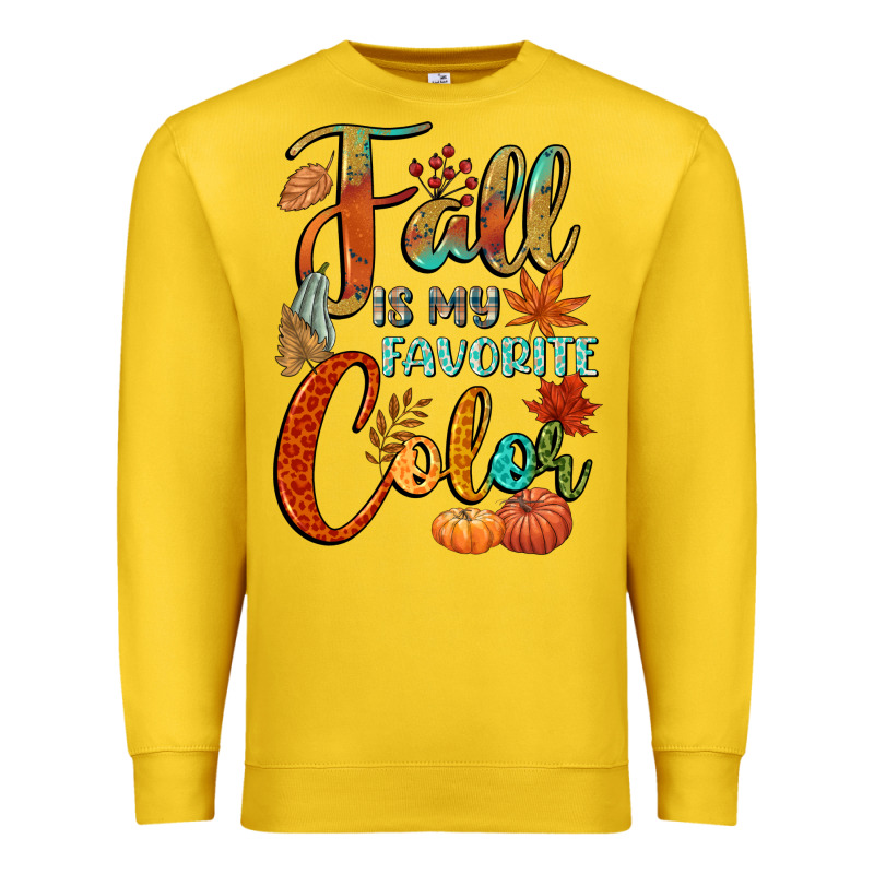 Fall Is My Favorite Color Premium Sweatshirt by CowGirlArtShop | Teevron