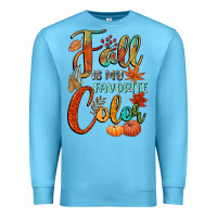 Ocean Blue fall is my favorite color Premium Sweatshirt - CowGirlArtShop