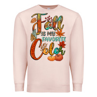 Pale Pink fall is my favorite color Premium Sweatshirt - CowGirlArtShop