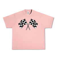 Salmon race flag Urban Heavy Tee - MaliasSmallBusiness