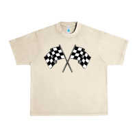 Sandshell race flag Urban Heavy Tee - MaliasSmallBusiness