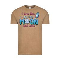 Vintage Coffee i love you to the moon and back Vintage Tee - MaliasSmallBusiness