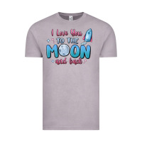 Vintage Zinc i love you to the moon and back Vintage Tee - MaliasSmallBusiness