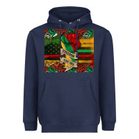 Navy juneteenth freedom since 1865 Heavyweight Hoodie - CowGirlArtShop
