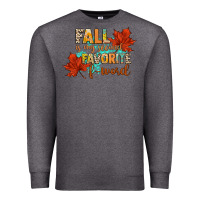 Charcoal Heather fall is my second favorite f word Premium Sweatshirt - CowGirlArtShop