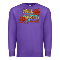 Purple fall is my second favorite f word Premium Sweatshirt - CowGirlArtShop