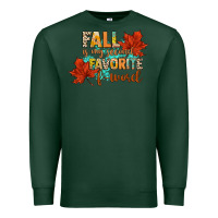 Sports Green fall is my second favorite f word Premium Sweatshirt - CowGirlArtShop