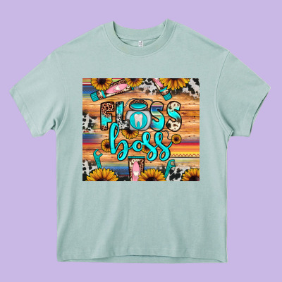 Floss Boss Heavy Core Tee Designed By Jahusdesignshop
