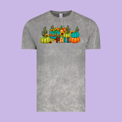 Hello Fall Vintage Tee Designed By Jahusdesignshop