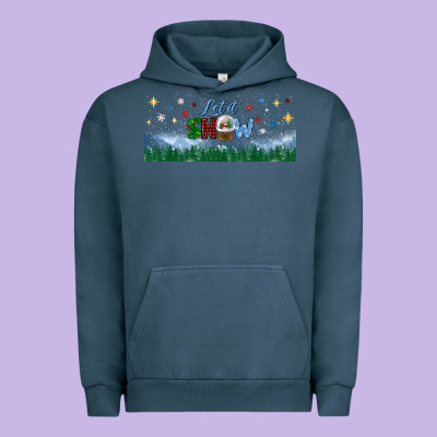 Let It Snow Libbey Glass Urban Hoodie Designed By Bundleandbundleshop