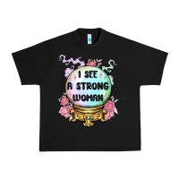 Black i see a strong woman Urban Heavy Tee - MaliasSmallBusiness