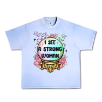 Grape Ice i see a strong woman Urban Heavy Tee - MaliasSmallBusiness