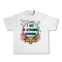Lunar Rock i see a strong woman Urban Heavy Tee - MaliasSmallBusiness