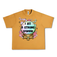 Peanut Butter i see a strong woman Urban Heavy Tee - MaliasSmallBusiness