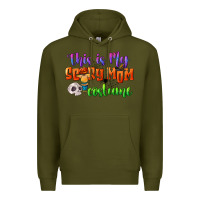 Army Green this is my scary mom costume Premium Hoodie - CowGirlArtShop