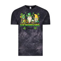 Cloud Black shenanigans squad gnomes st. patricks day Vintage Tee - MaliasSmallBusiness