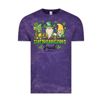 Cloud Purple shenanigans squad gnomes st. patricks day Vintage Tee - MaliasSmallBusiness