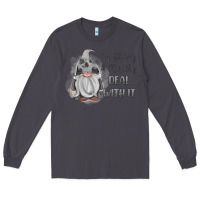Smoke im shorty mouthy deal with it gnome Long Sleeve Tee - MaliasSmallBusiness