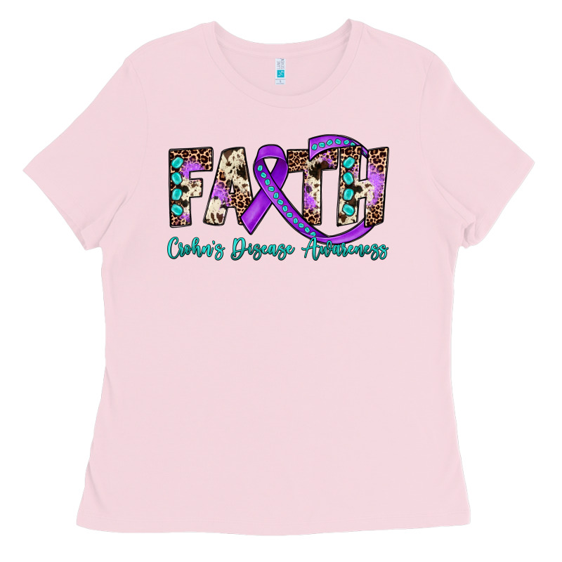Faith Crohn's Disease Awareness Ladies Tee by JahusDesignShop | Teevron