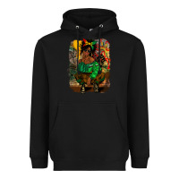 Black juneteenth black woman fashion girl Heavyweight Hoodie - CowGirlArtShop