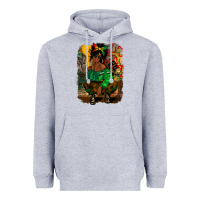 Heather Grey juneteenth black woman fashion girl Heavyweight Hoodie - CowGirlArtShop