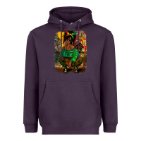 Plum juneteenth black woman fashion girl Heavyweight Hoodie - CowGirlArtShop