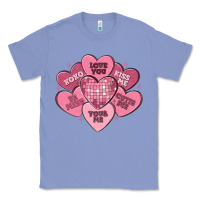 Colony Blue valentines conversation hearts Classic Tee - MaliasSmallBusiness